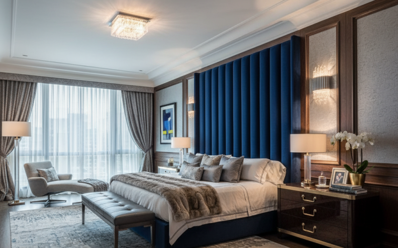 Modern Bedroom Retreat: A Touch of Real-World Luxury